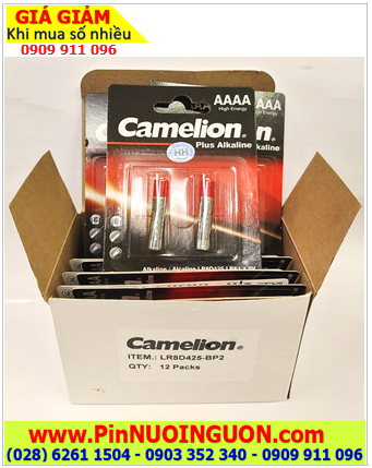 COMBO 01Hộp 12vỉ (=24viên) Pin AAAA 1.5v Alkaline Camelion LR8D425 chính hãng _Giá chỉ 456.000đ/Hộp 12vỉ (=24viên)
